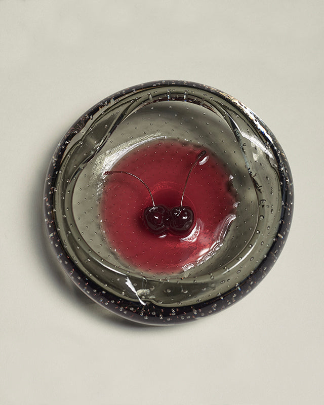 Bullicante Green Glass Bowl
