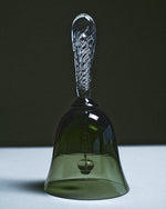 Green Glass Dinner Bell