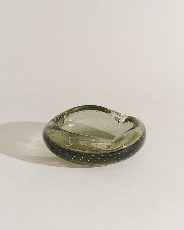 Bullicante Green Glass Bowl