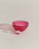 Murano Glass Pink Mortar & Pestle